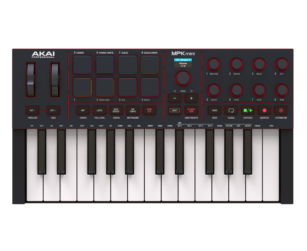 Midi-клавиатура Akai MPK Mini 4 Black