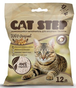 Наполнитель растительный комкующийся, 5.4кг, 12л Cat Step Tofu Original