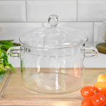 Кастрюля 1,5л стеклянная с крышкой "Vittorio"