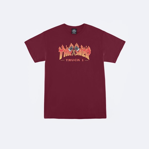 Футболка Thrasher Truck 1 (maroon) артикул: - купить в магазине Дайс