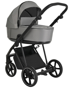 Детская коляска Roan Sol 3 в 1 с автокреслом Tutis Elo Lux EduSky Black RSL/1011 Cloud Grey