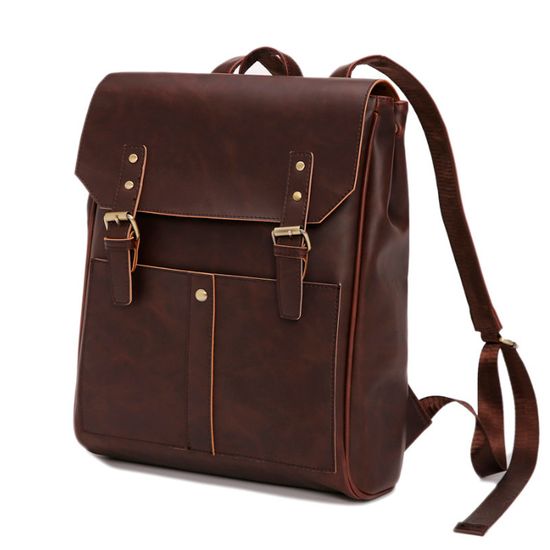 Рюкзак из экокожи Коян. Коричневый