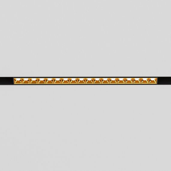 Трековый светодиодный светильник Elektrostandard Slim Magnetic Artas 85104/01 черный/золото a064530