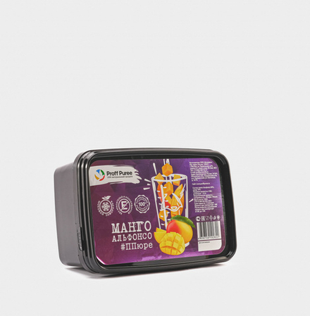 ПЮРЕ Proff Puree из манго Альфонсо 10% сахара (Контейнер 1 кг)