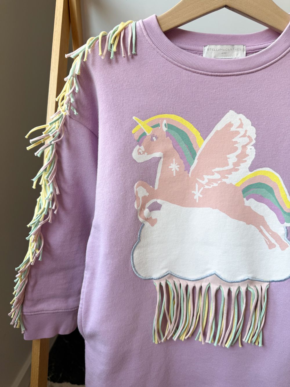 Хлопковое платье-толстовка Stella McCartney, 116