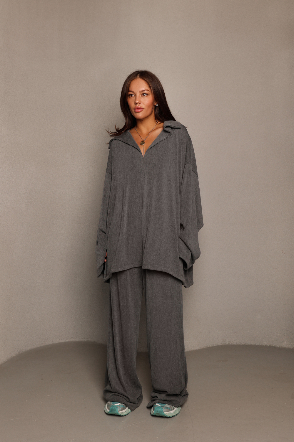 Джемпер из фактурного трикотажа