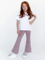 Штаны для девочки клеш трикотажные