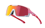 Спортивные очки 720armour Flash / Matte White / Light Pink Begonia Temple / HC Red Black / Cylinder Lens