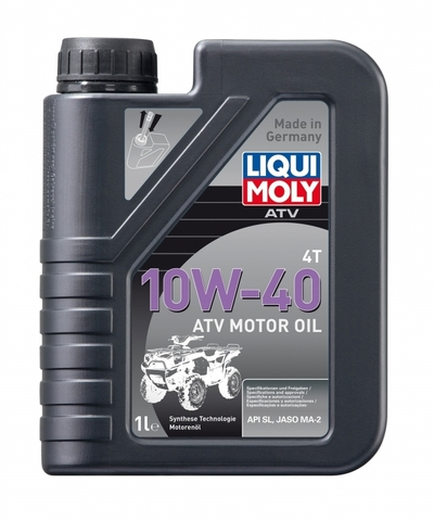 Моторное масло Liqui Moly для квадроциклов ( 4Т, 10W-40, синт.)