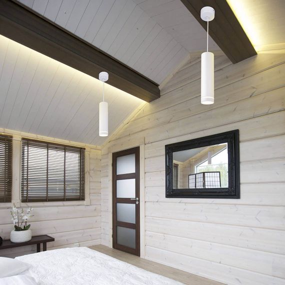 Подвесной светодиодный светильник Elektrostandard DLR023 12W 4200K белый матовый a037525