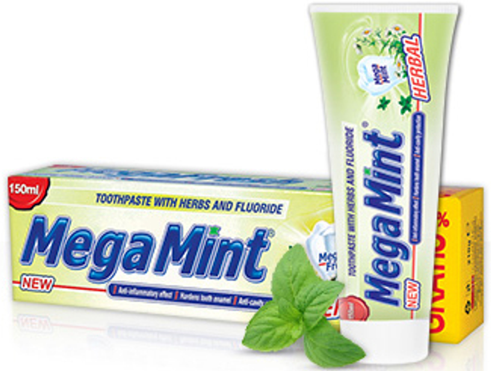 З/п Megamint Herbal 150мл.