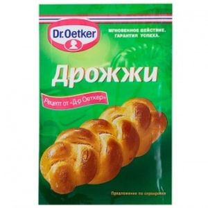 ДРОЖЖИ DR.OETKER СУХИЕ МГНОВЕННЫЕ ДЕЙСТВИЯ 7ГР