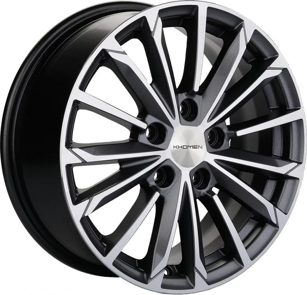 Khomen 1611 6.5x16 5x114.3 ET 45 Dia 60.1 (BFP)