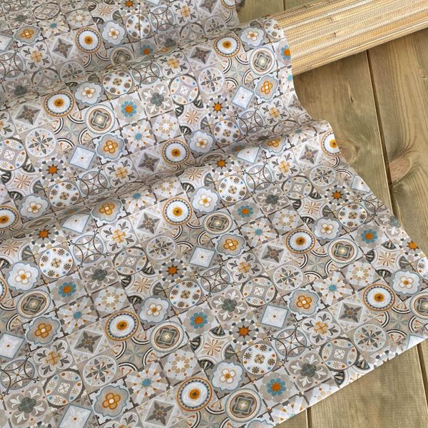 БЕЖЕВЫЙ МАРРАКЕШ, 100% хлопок Handmade Fabrics 5