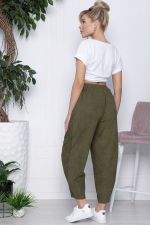 Брюки бохо широкие (хаки) Б10844 LT Collection
