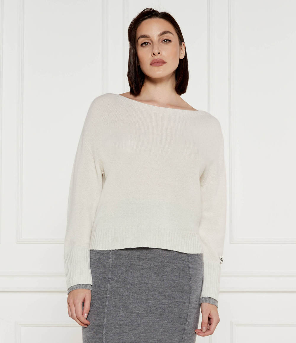 Шерстяной свитер EUROPEO Pinko - экрю(104467 A277)