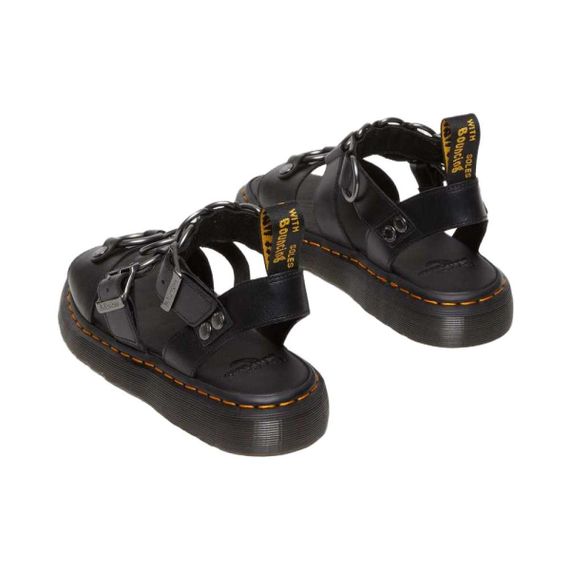 Drmartens Leather Slide 'Black'