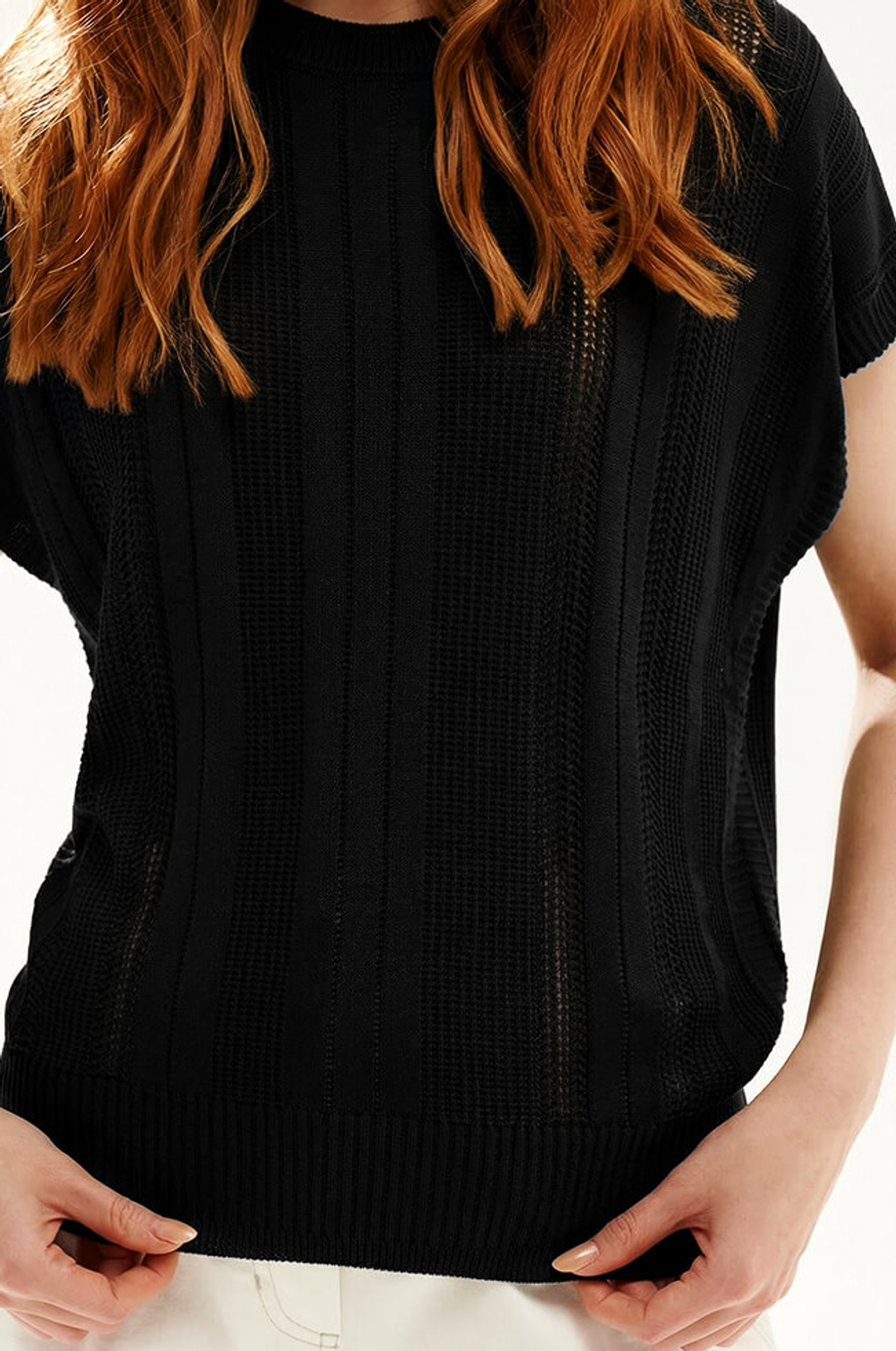 23585 Джемпер женский (черный)