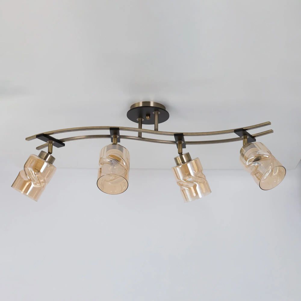 Citilux Мерида CL142144 Люстра с поворотными плафонами Бронза