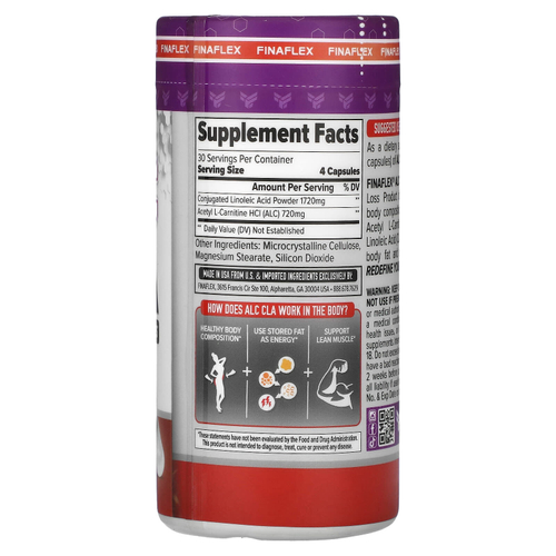 Finaflex, ALC, CLA, 120 капсул