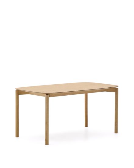 Стол Indara из шпона и каучукового дерева с натуральной отделкой 140 х 90 Испания 