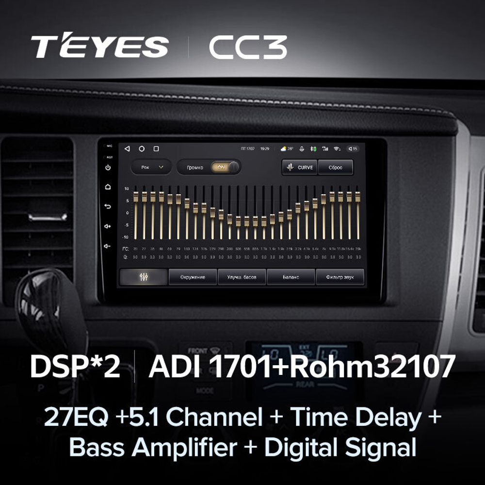 Teyes CC3 9" для Toyota Sienna 2014-2020