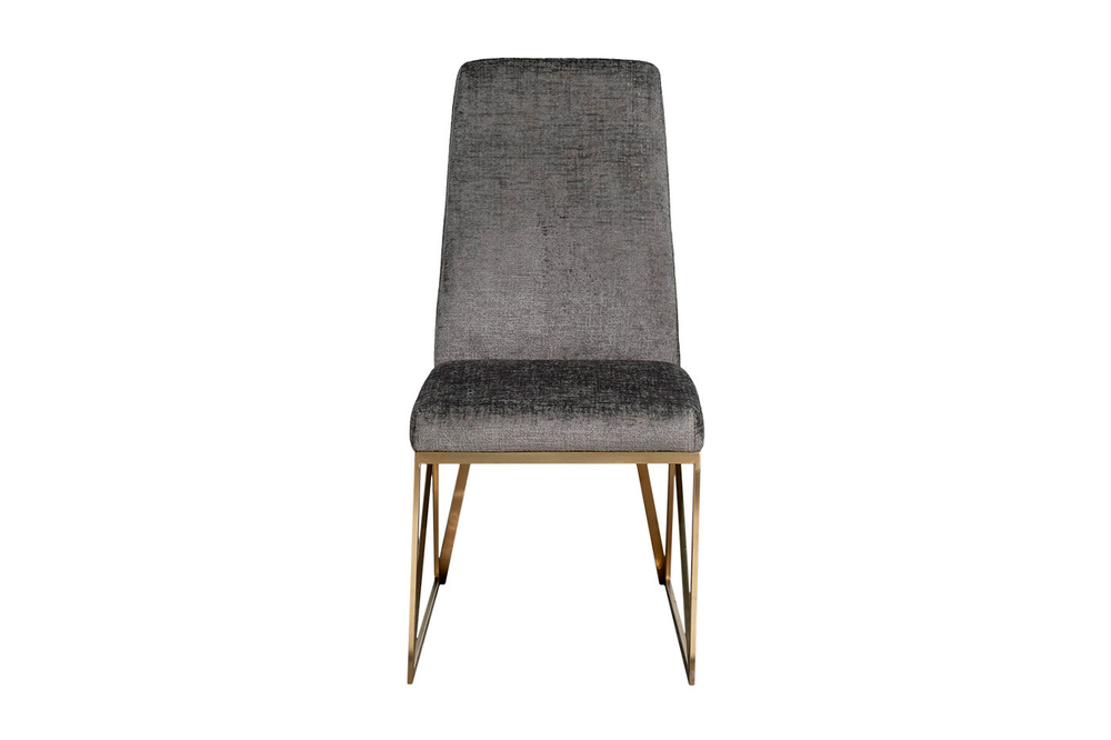 Стул велюровый 49х65х99см Garda Decor серый