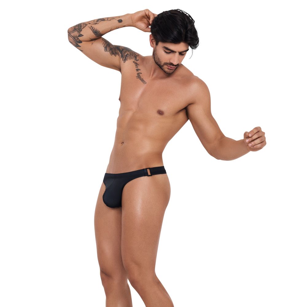 Мужские трусы тонги черные Clever KARMA LATIN THONG 123011