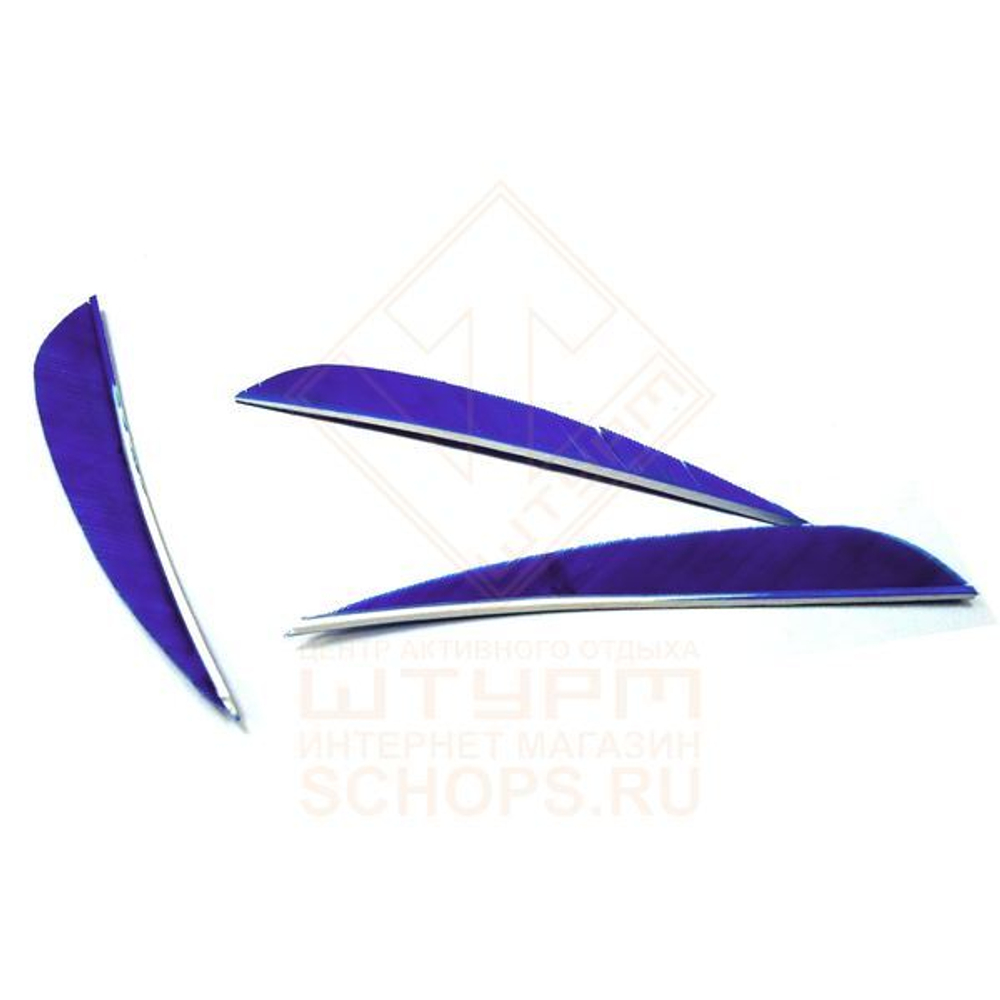 Оперение натуральное Parabol RW 4", Blue