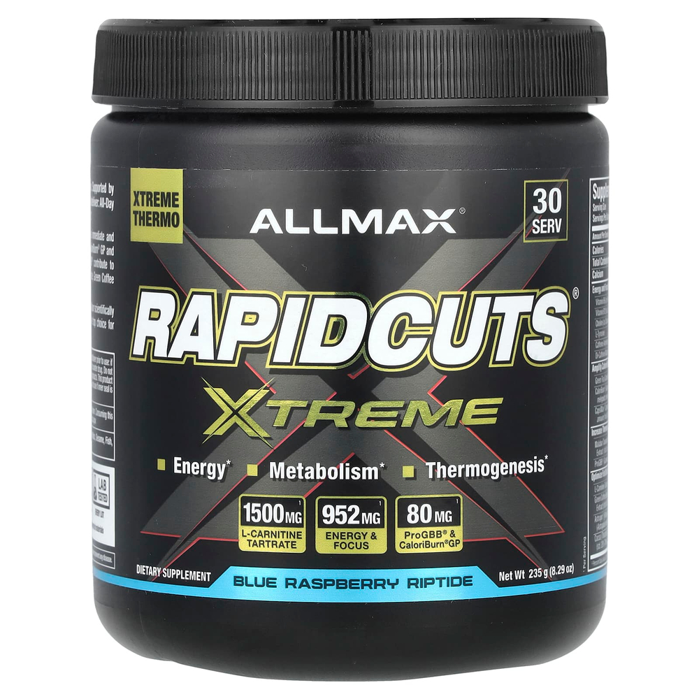ALLMAX, Rapidcuts® Xtreme, спелая малина, 235 г (8,29 унции)