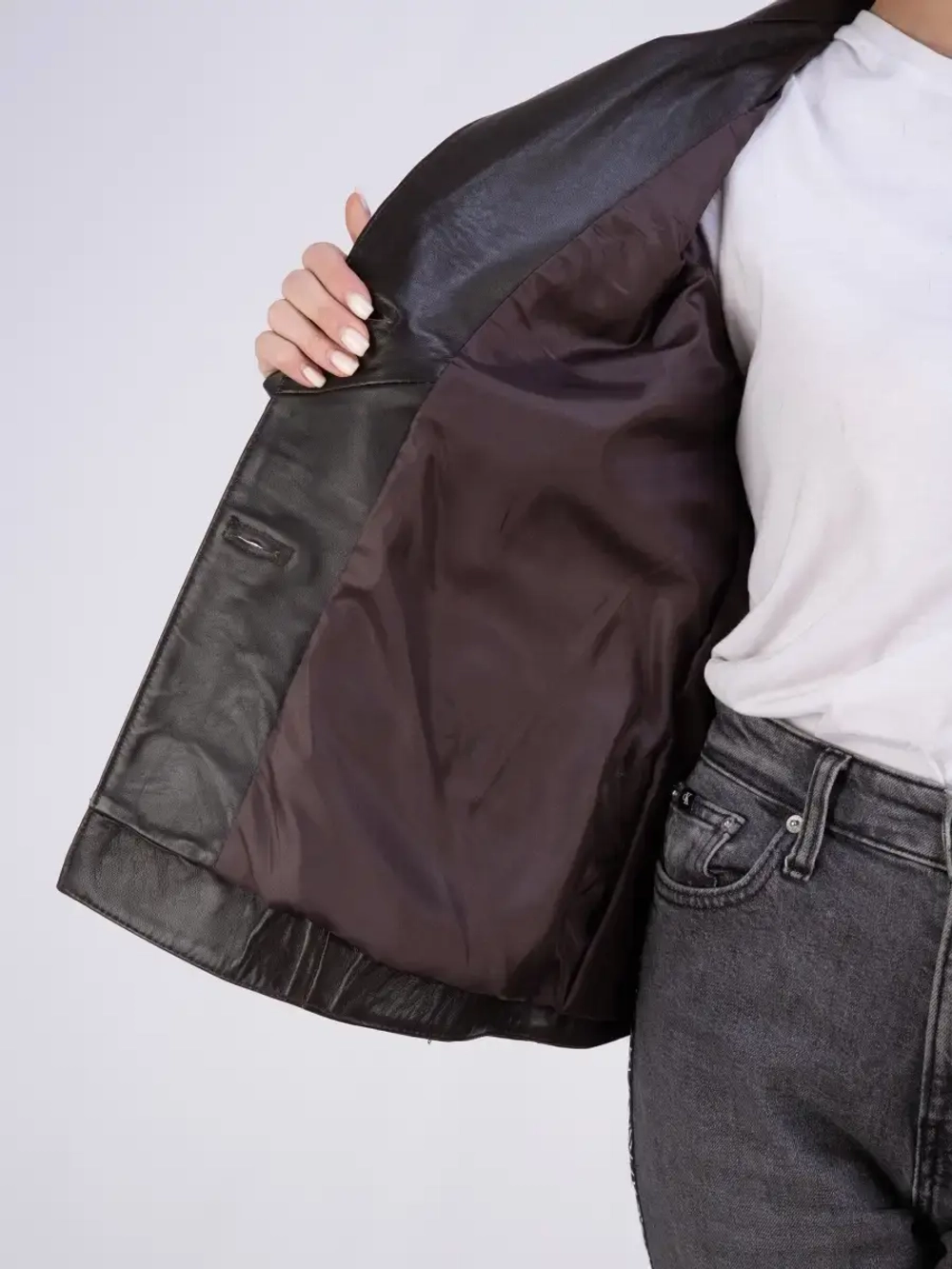 Куртка кожаная из натуральной кожи Турция