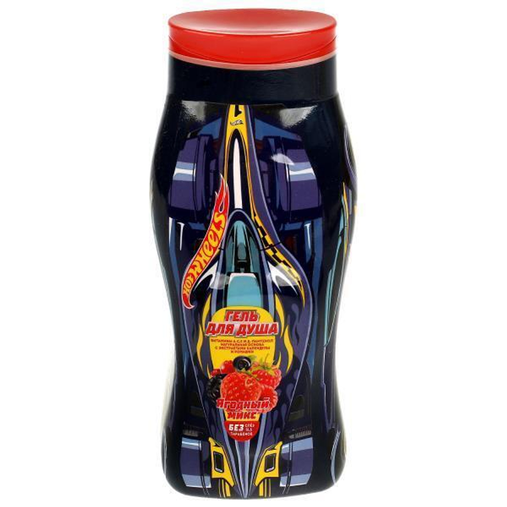 Гель д/душа 300мл. "Хот вилс. Ягод микс" 96080-M (Заботливая мама)