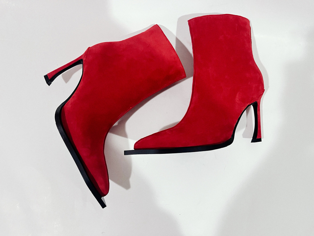 Ботильоны ANRY RED SUEDE