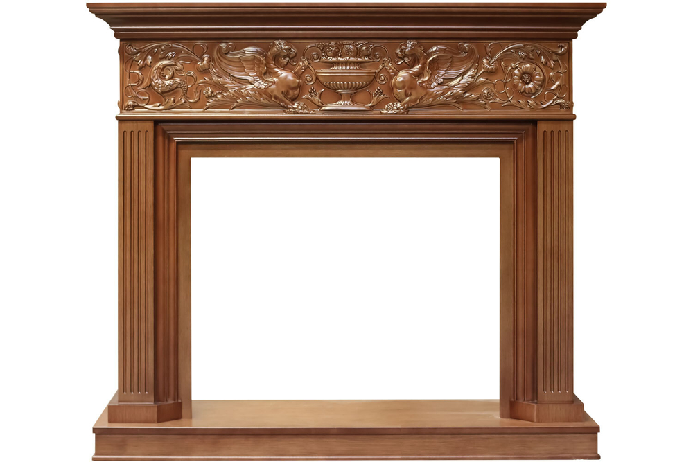 Каминокомплект Palace - Орех с очагом Symphony 30'' DF3020-EU