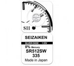 Батарейка SEIZAIKEN 335 (SR512SW) Silver Oxide 1.55V (1/10/100/1000