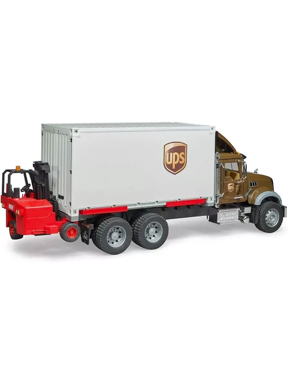 Фургон Mack UPS с погрузчиком Bruder 02828