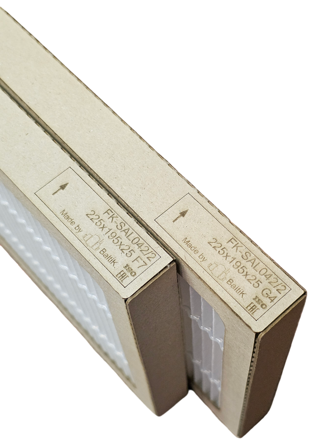 Комплект фильтров   FK-SAL042/2 (аналог  Salda  MPL  для  установок  Salda Smarty 3XP / 4XP  225x195x25 /  4G+7F)