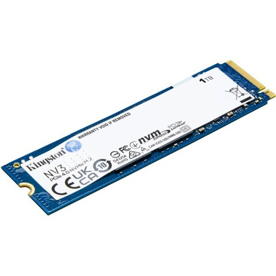 Твердотельный накопитель SSD 1TB Kingston NV3 M.2 2280 NVMe Gen4x4 (R6000/W4000MB/s) 320TBW