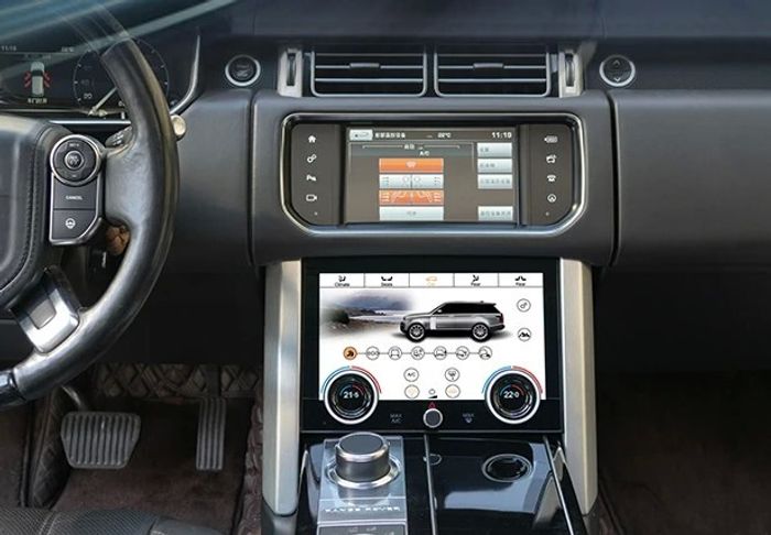 Цифровая LCD-панель управления климатом для Range Rover 4 2012-2017 - Carsys экран 10" IPS, без отверстия под CD привод