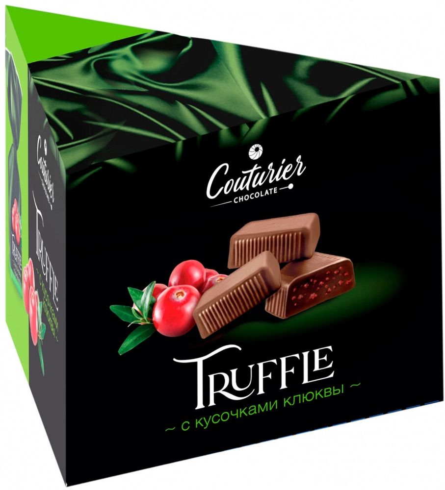 Шоколад Труфф-ле Конфеты с Кусочками Клюквы / Truff-le Candies with Cranberry 125г