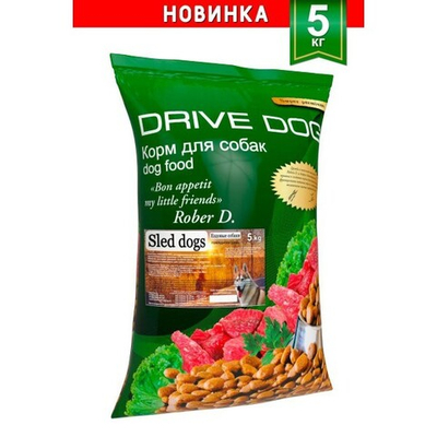 DRIVE DOG Sled dogs корм для ездовых собак с говядиной