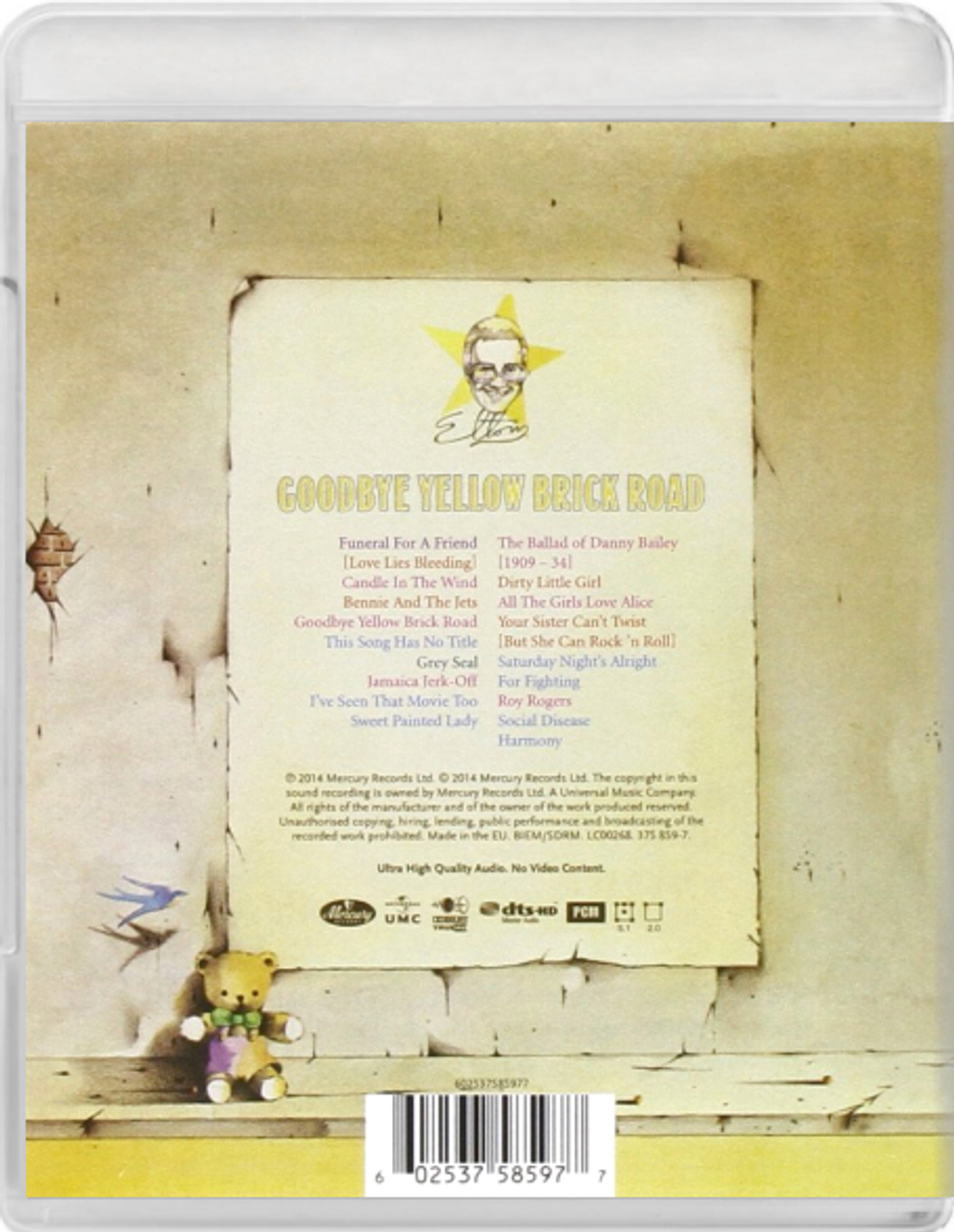 Elton John / Goodbye Yellow Brick Road (Blu-ray Audio)
