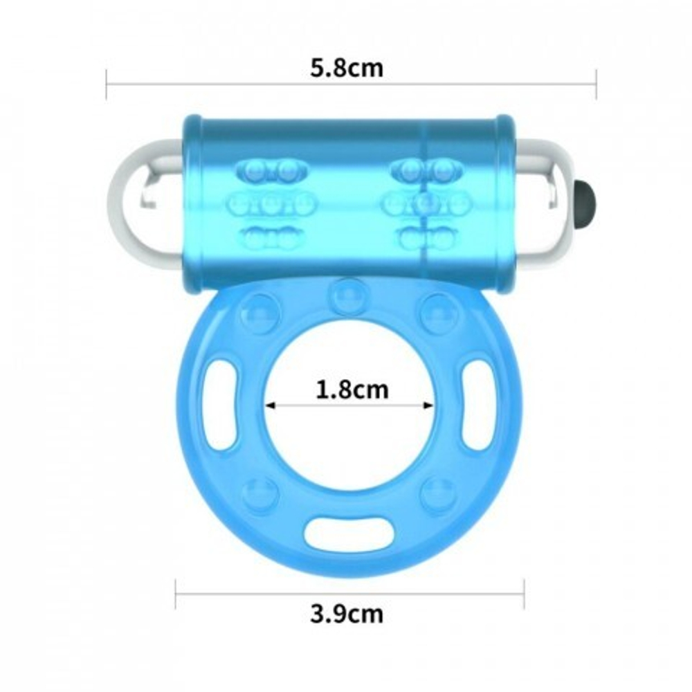 Эрекционное кольцо с вибрацией Lumino Play (светится в темноте)