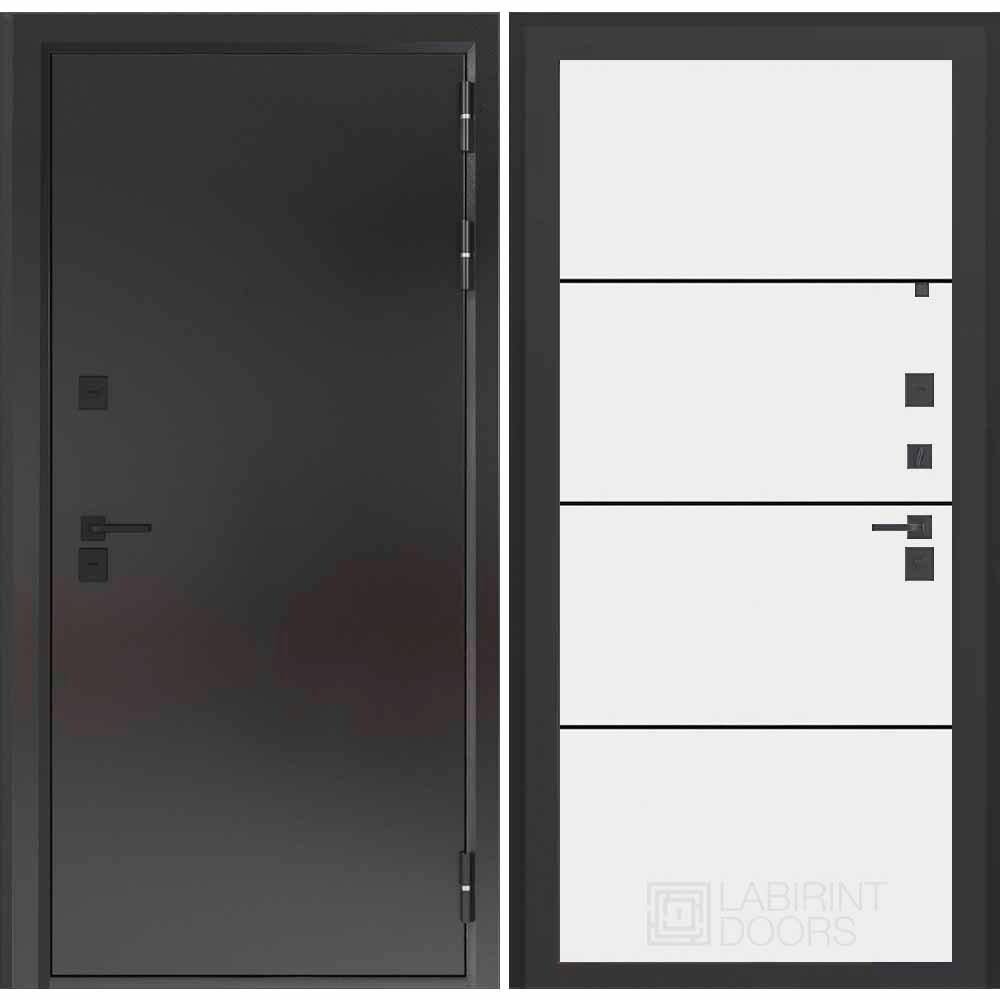 Дверь Входная Бункер BN-10 с терморазрывом 25 Белый софт