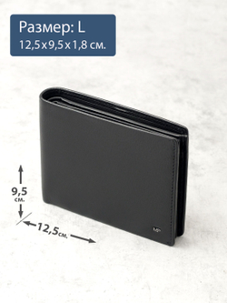 B250009R Preto - Портмоне c RFID защитой MP