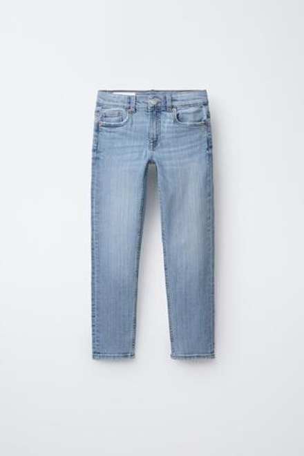 ZARA ДЖИНСЫ SKINNY, ГОЛУБОЙ