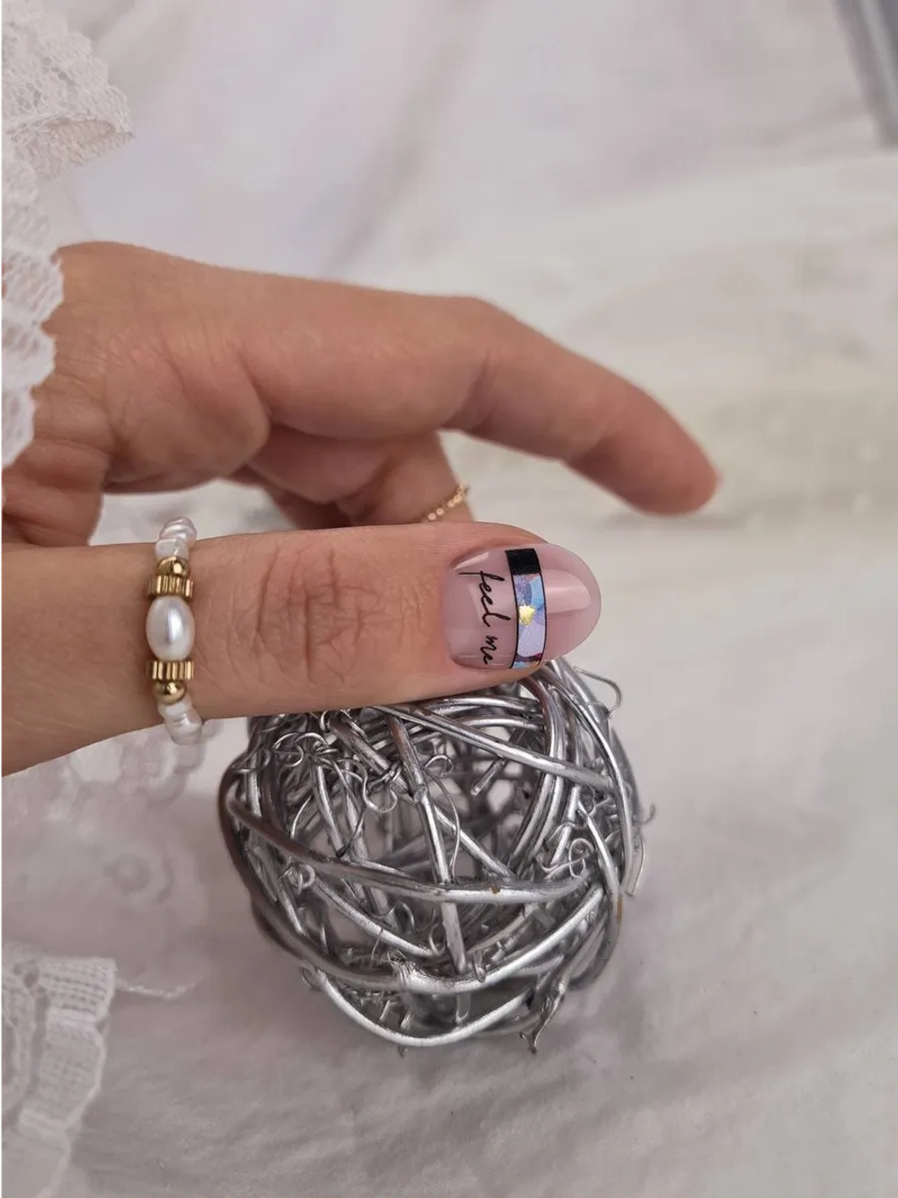 Lucky Rose Слайдеры наклейки для ногтей Foil 162