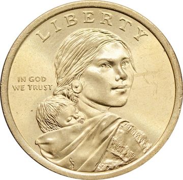 1 доллар (dollar) 2018 P США «Коренные Американцы - Джим Торп "Уа-То-Хак"»