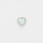 Cupid tops with synthetic opal