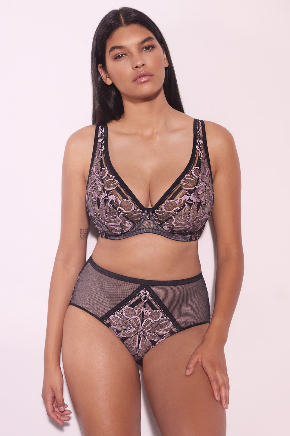 Бюстгальтер Glossy Iris M Plus Bralette Alles